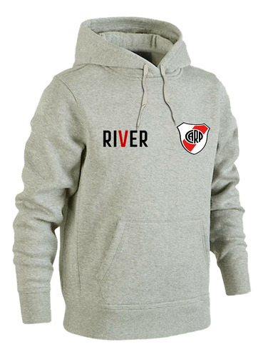 Buzo Canguro De River Plate Diseño Papá Con 2 Hijos