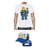 Combo Camiseta Y Gorra Los Simpsons Gorgori Niños Y Adultos