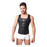 Chaleco Masculino De Látex Bella Michell 2033 Negro