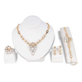 Collares De Bisuteria Mujer Diamante Joyas Aretes Artesanal