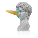 V2ice Cream Smashing David Statue European Modern Simple Dav