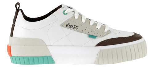 Tênis Feminino Coca Cola Sneaker Plataforma Blogueira Couro