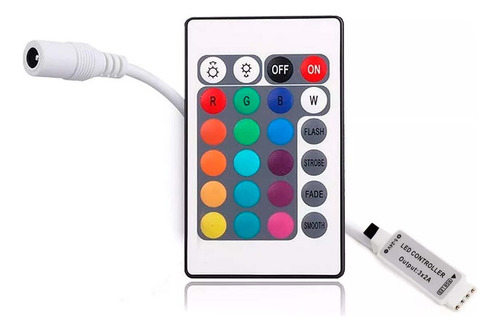 Controlador Remoto De Tira Led Rgb 12v 5050 3528 Con Control