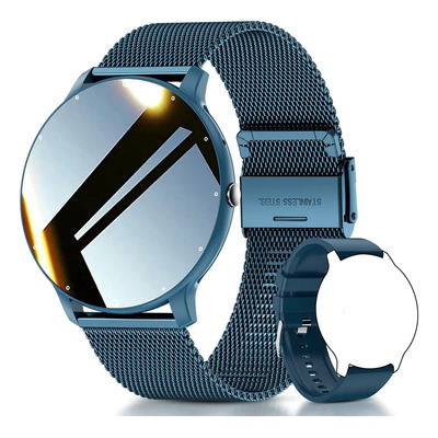 Reloj Inteligente Mujer Hombre Deportivo De La Correa Azul Zi02cPro 1.39 Frequency Cardiaca Sueño | MercadoLibre
