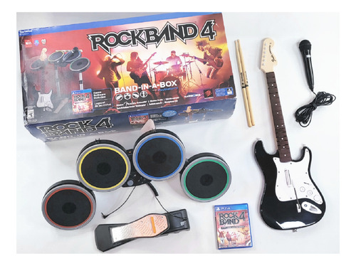 Rock Band 4 Play Station 4 Completo Compatible Ps4 Ps5