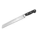 Cuchillo Sierra Para Pan Profesional Elite 8 Pulgadas Color Negro