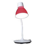 Velador Escritorio Roja Led Tactil Dimerizable Turin Db