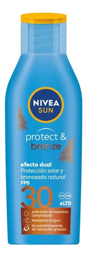 Protector Solar Protect Y Bronze Fps30 200ml Nivea Sun