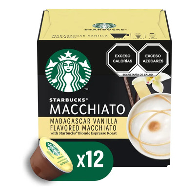 Starbucks By Nescafé Dolce Gusto Sabor Madagascar Vainilla Macchiato Caja de 12 Cápsulas | MercadoLibre