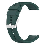 Pulseira Silicone Easy Compatível Haylou Solar Ls05 Premium Cor Verde Largura 22 Mm