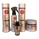 Kit Haskell Queratina Sh Cond Máscara 300ml 5 Itens Completo