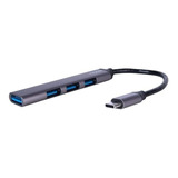 Hub Usb Noga 4 Puertos 3.0 5 Gbps Usb-c Ngh-51