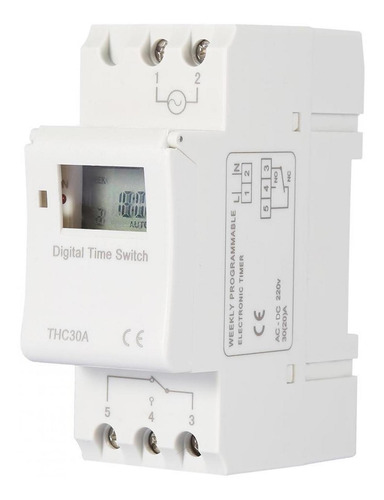 Thc 30a Digital Temporizador Interruptor Programable Electró