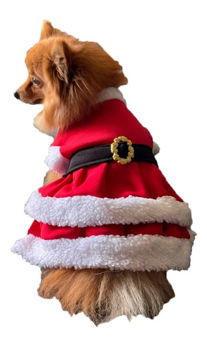Suéter Navideño Para Perro Disfraz De Señora Claus 