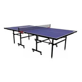 Mesa De Pingpong Plegable C/ruedas Paraexterior + Accesorios