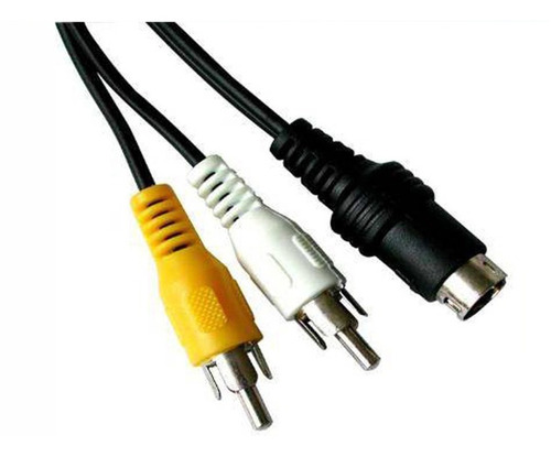 Cable Rca Audio Y Video Para Sega 16 Bits Genesis 2 Y 3