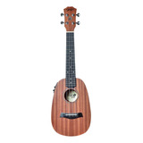 Ukulele Pineapple Elétrico Seizi Bali Sapele Concert