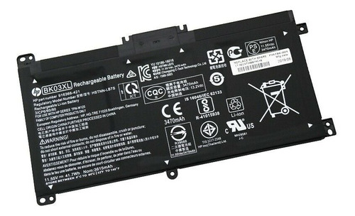 Bateria Hp Pavilion X360 14-ba 14m-ba Bk03xl Original