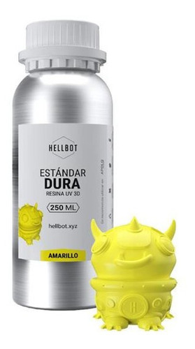 Resina Impresora 3d Hellbot Uv 250gr Alta Def. Dlp Sla Lcd