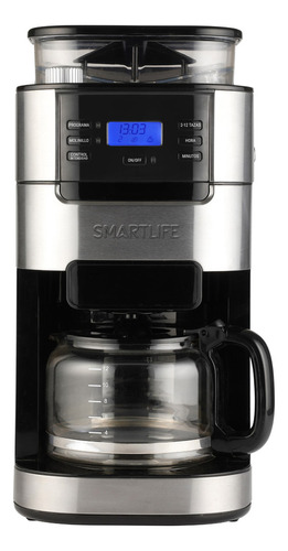 Cafetera De Filtro Smartlife Con Molinillo Sl-cmdg1025