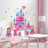 Vinilo Decorativo Infantil Nenas Little Princess Medida Psc