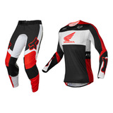 Conjunto Fox Honda Jersey Pant Flexair 110 Motocross Enduro 