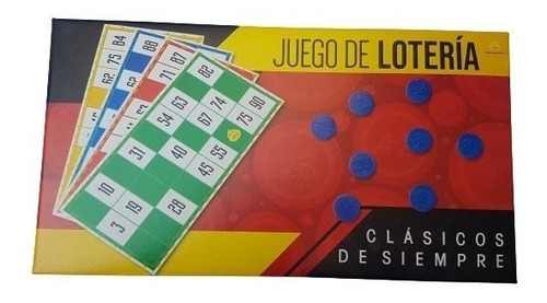 Loteria Clasica Juego De Mesa Niños Adultos Navidad Reyes 