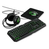 Teclado Y Mouse Para Juegos Y Auriculares Y Alfombrilla