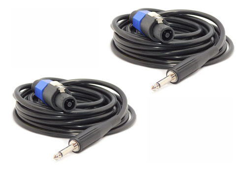 Cable Speakon A Plug Bafles  X 10 Mts X 2unidades