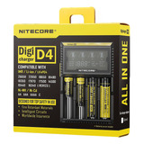 Cargador Pilas Inteligente Nitecore Lcd D4 - Envió Gratis