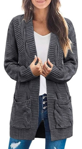 2022 Abrigo Largo Mujer Chaquetas Mujer Elegantes Cardigan