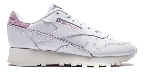 Tenis Reebok Classic Laether Mujer White-light Purple