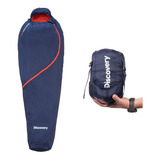 Saco De Dormir Dx100 Expedition Pro Discovery Ultraliviano Y Color Azul Marino