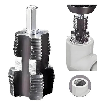 Eonspark Herramienta de Rosca para Tuberías PVC\u002FPPR, Medidas 1\u002F2\