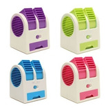 Aire Acondicionado Portaril Mini Ventilador Dos Turbinas Usb