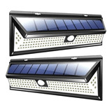 Foco Exterior Solar 118 Led Sensor Movimiento