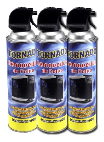 Pack 3 - Aire Comprimido Tornado 340g