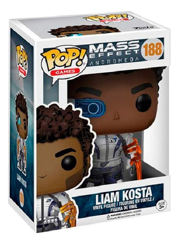 Funko Pop Mass Effect Funko Pop Liam Kosta 188