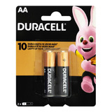 Pilas Alcalinas Duracell Aa 1.5v 2 Unidades / Angelstock