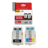 Kit De Refill Para Cartuchos Canon Pg-243xl Cl-244xl