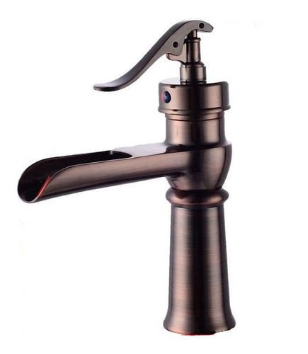 Llave Grifo Monomando Cascada Lavabo Oil Rubbed Bronze Gami