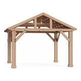 Pergola De Madera Para Jardin Importada 4.2 X 3.6 Msi