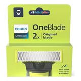 Kit 2 Lâminas De Reposição Oneblade Philips One Blade Todos