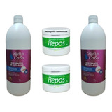 2 Hidracalo 1lt Plástica Spa Pés+ 2 Creme Removed Repos 500g