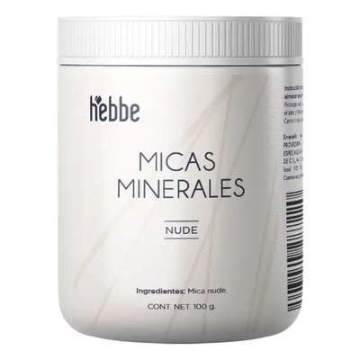Mica mineral Pigmento Tono Nude uso en maquillaje y cremas cosmeticas Hebbe Cosmetics & Ludika 100g | Meses sin interés