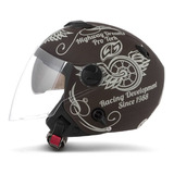 Capacete Moto Highway Dreams New Atomic Marca Protork Aberto