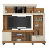 Mueble Para Televisor Led Modular Buriti/blanco Caemmun