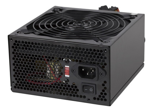 Fonte Atx 500w Real Pc Gamer Computador 24 Pinos Pci Fan 120