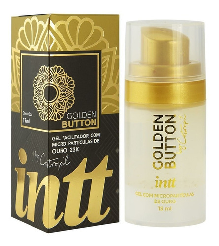 Intt Golden Button Gel Lubrificante Íntimo Anal Sem Dor