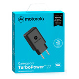 Carregador Turbo Power Motorola 27w Sem Cabo Usb Preto